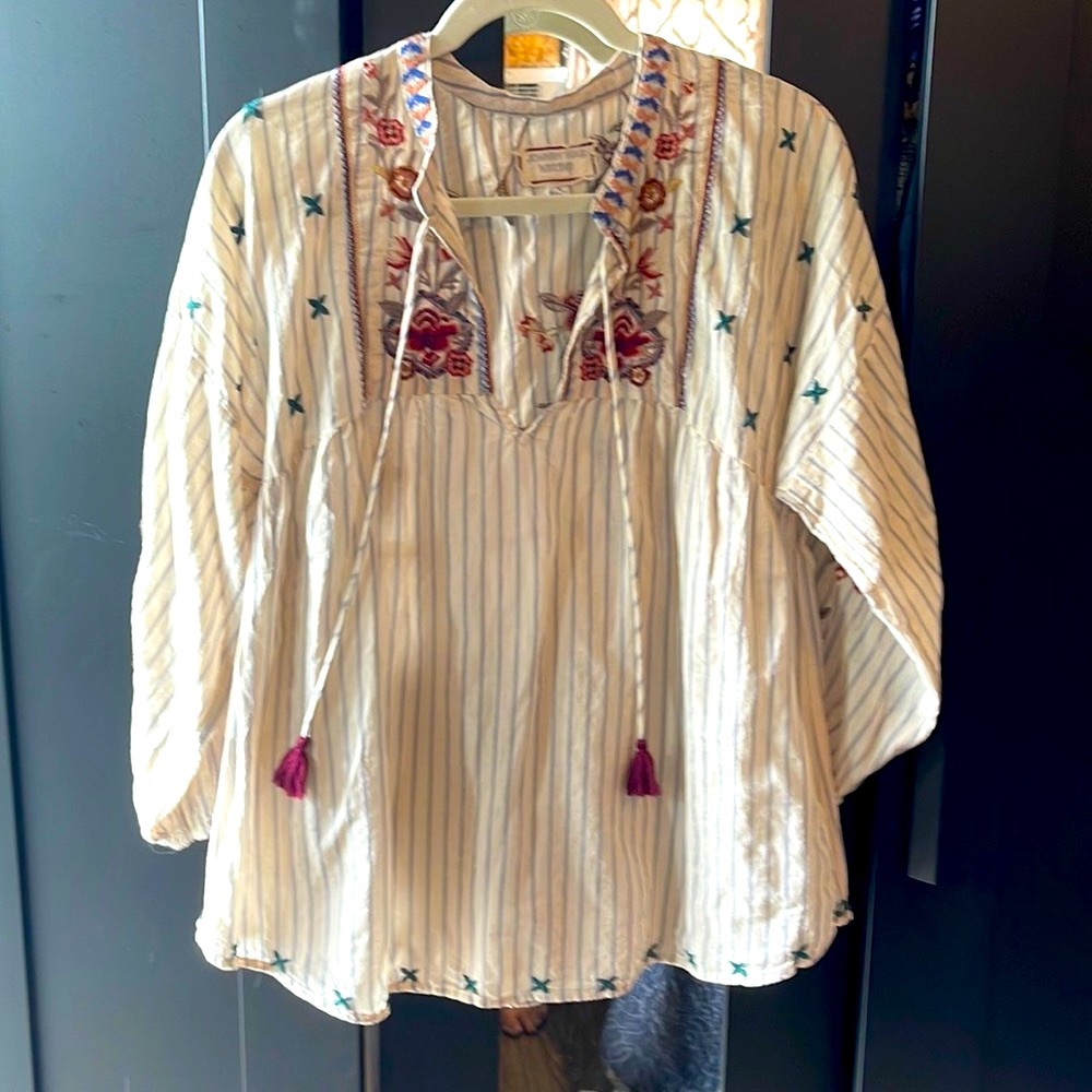 Johnny Was Peasant Blouse    Small